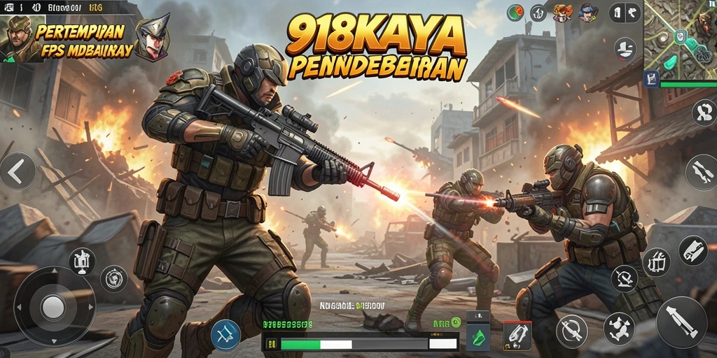 Gameplay intens <strong>918KAYA</strong> dengan pertempuran yang mendebarkan.