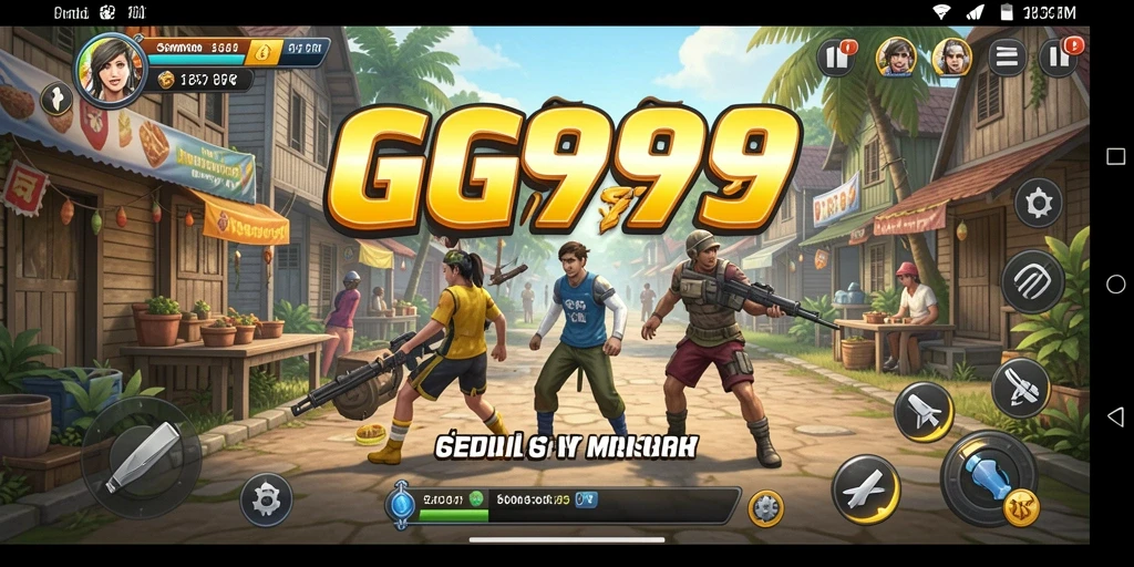 Tampilan gameplay GG999 menampilkan simulasi kehidupan yang interaktif.