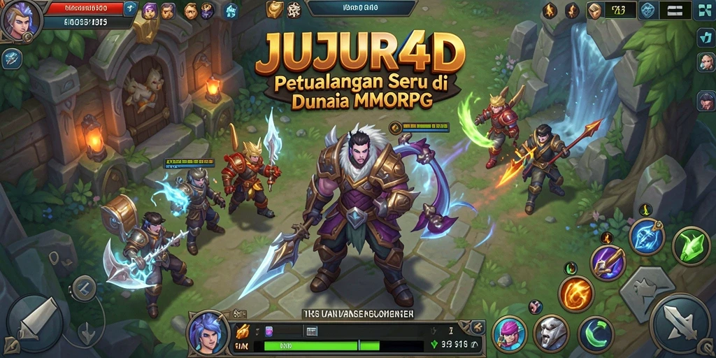 Tampilan gameplay JUJUR4D yang menakjubkan dan penuh aksi.