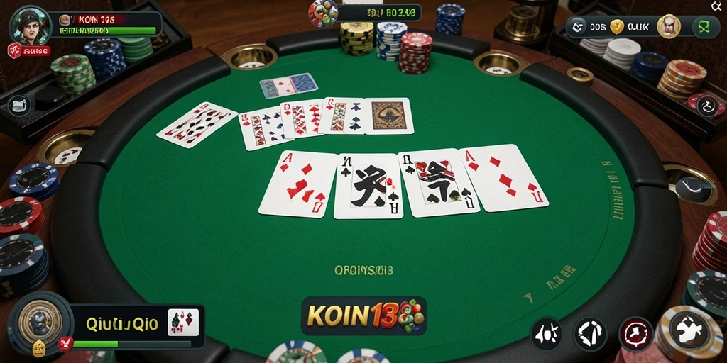 Gambar menampilkan gameplay menarik dari KOIN138 QiuQiu.