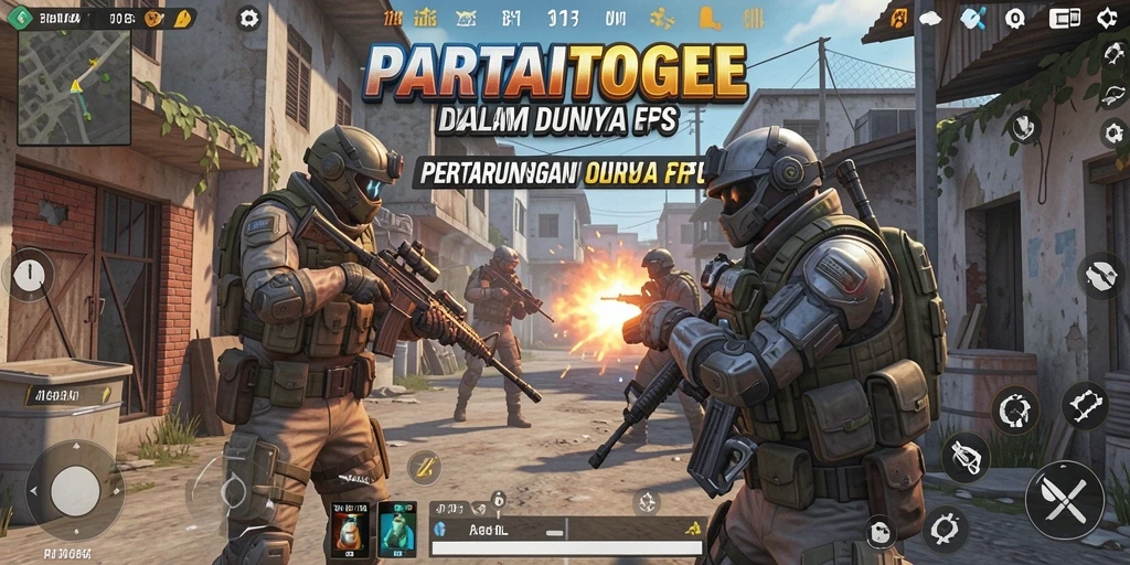 Tangkapan layar PARTAITOGEL menampilkan momen mendebarkan dari gameplay FPS.