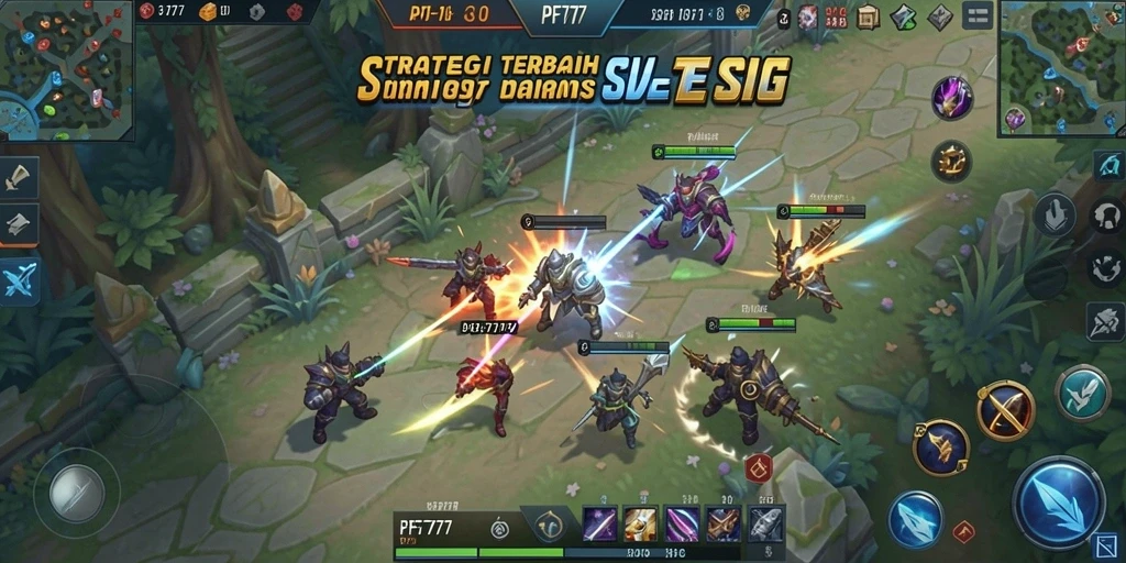 Tampilan gameplay seru dalam PF777 untuk penggemar SLG.
