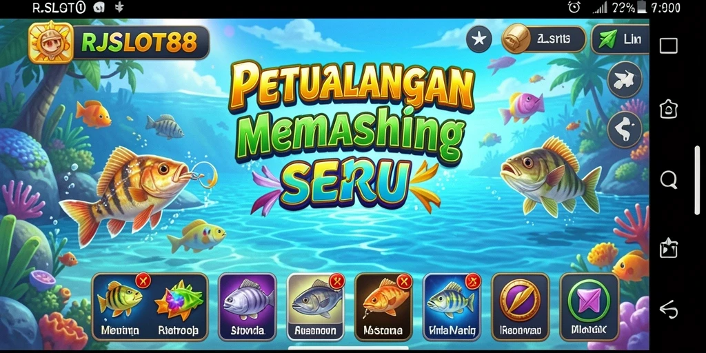 Tangkapan ikan besar dalam gameplay RJSLOT88.