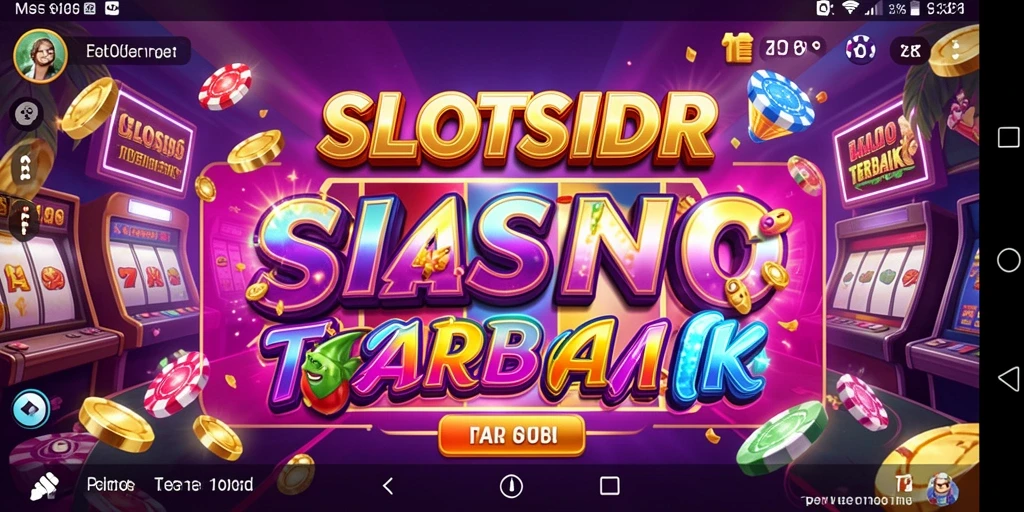 Tampilan gameplay slot yang penuh warna dan menarik di SLOTSIDR.