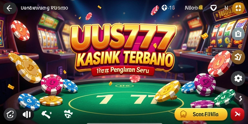 Tampilan utama UUS777 menampilkan gameplay seru dalam dunia Kasino.