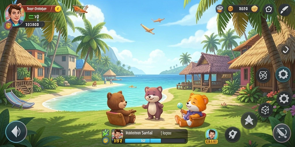 Tampilan gameplay V87 yang seru dan menghibur.